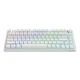 Savio Klawiatura mechaniczna bezprzewodowa PHENIX WHITE Gateron Yellow, ABS