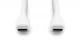 Digitus Kabel zasilający silikonowy USB-C - USB-C, USB 2.0 60W, 1m Biały