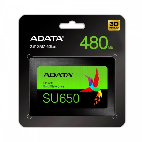 Adata Dysk SSD Ultimate SU650 480GB 2.5 S3 3D TLC Retail