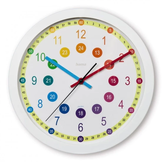 Hama Zegar ścienny Easy learning sal 30cm