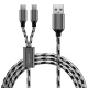 LogiLink Kabel USB2.0 A/M do micro USB + USB-C, 1.2m
