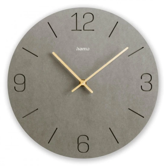 Hama Zegar ścienny 30cm Crete MDF