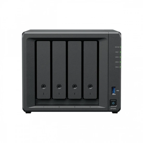 Synology Serwer NAS DP340 AMD R1600 16GB 4x8TB 2x400G 3Y