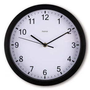 Hama Zegar ścienny Elba 25cm Czarny