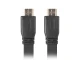 Lanberg Kabel HDMI-HDMI M/M v2.0 5m czarny płaski