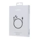 AUKEY CB-BAL5 3w1 nylonowy kabel Quick Charge micro USB | USB C | Lightning | 1.2m