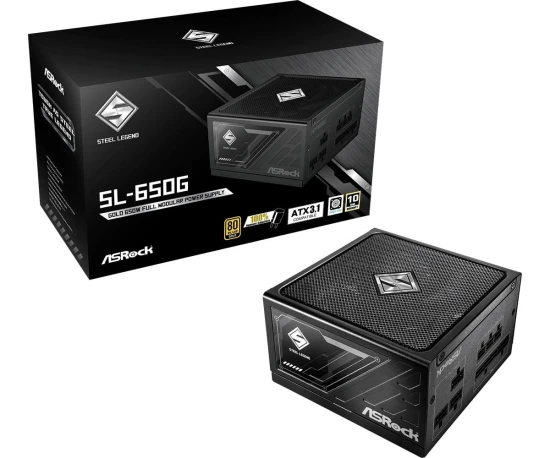ASRock Zasilacz SL-650G 650W 80PLUS GOLD modularny