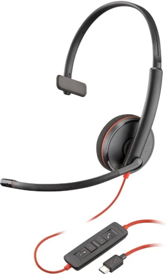POLY Słuchawki Blackwire 3210 Mono USB-C/A 8X214AA