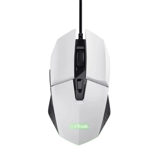 Trust Mysz gamingowa GXT109P Felox biała