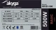 AKYGA Zasilacz ATX 500W AK-B1-500 P4 PCI-E 6+2 pin 3x SATA 2x Molex PPFC  FAN 12cm
