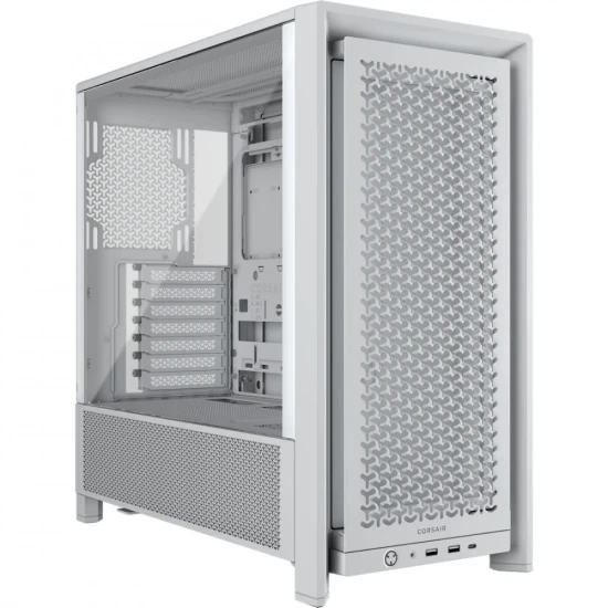 Corsair Obudowa FRAME 4000D Biała Mid Tower ATX