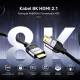 Unitek Kabel HDMI 2.1 8K 60Hz 1.5m; czarny; C11086GY01-1.5M