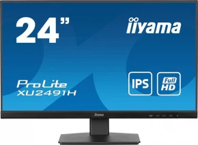 IIYAMA Monitor 24 cale XU2491H-B1 IPS, HDMI, DP, 0,5ms, 300cd