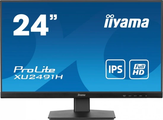 IIYAMA Monitor 24 cale XU2491H-B1 IPS, HDMI, DP, 0,5ms, 300cd