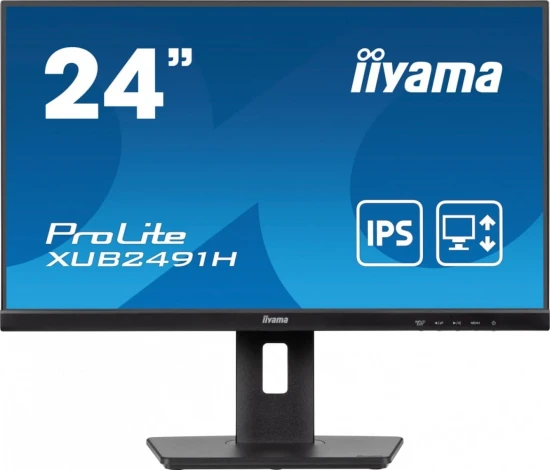 IIYAMA Monitor 24 cale XUB2491H-B1 IPS, HDMI, DP, 2x2W, HAS, Pivot