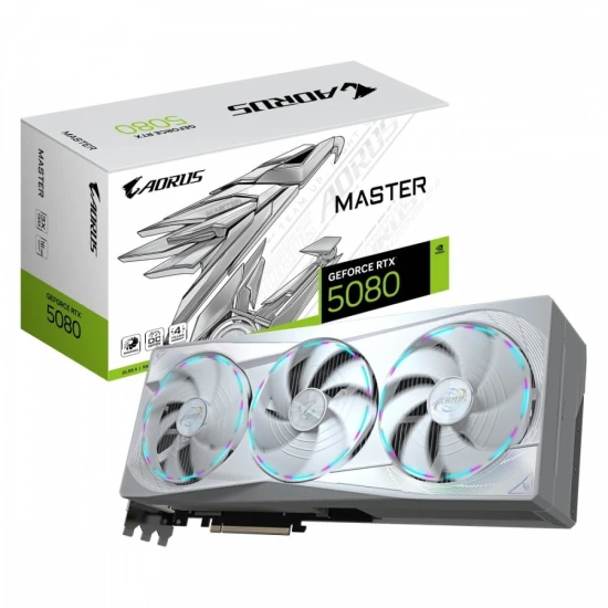 Gigabyte Karta graficzna GV-N5080AORUSM ICE-16GD GV-N5080AORUSM ICE-16GD