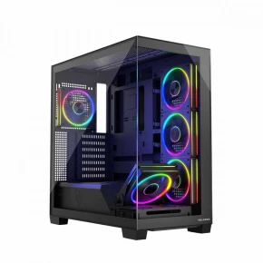 MODECOM Obudowa PC STELLAR 5F ARGB 10 Czarna