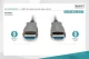 Digitus Kabel połączeniowy hybrydowy AOC HDMI 2.0 Premium HighSpeed 4K/60Hz UHD HDMI A/HDMI A M/M czarny 20m