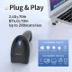 Qoltec Czytnik kodów kreskowych i QR | 1D 2D | USB | Bluetooth