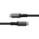 Qoltec Kabel USB4 Ultra-Fast | USB-C PD 240W | Thunderbolt 3/4 | 4K |   40Gb/s | 1m | Czarny