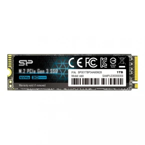 Silicon Power P34A60 1TB PCIE M.2 NVMe 2200/1600 MB/s Dysk SSD SP001TBP34A60M28
