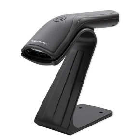 Qoltec Skaner czytnik kodów kreskowych + stojak na skaner | 1D | USB