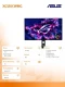 Asus Monitor 31.5 cala XG32UCWMG ROG 4K UHD 0.03 HDMI DP USB