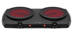 Concept Kuchenka elektryczna dwupalnikowa czarna VE3060