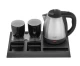 Adler Czajnik hotelowy 1.2l inox&tacka powitalna AD1354