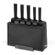 Feel-Maestro Zestaw noży + desek na podstawce MR-1412-BLACK
