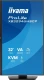 IIYAMA Monitor 31,5 cala XB3294UHSCP-B1.4K,VA,2xHDMI,DP,USB-C dock 95W, PIP,RJ45, 400cd, 2ms, 4xUSB, KVM,Sync,2x5W, HAS (150) PIVOT,