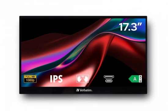 Verbatim Monitor dotykowy PMT-17 Full HD Portable