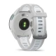 Zegarek sportowy Garmin Forerunner 165 Music AMOLED 43mm Mist Grey Whitestone