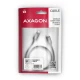 AXAGON BUCM4X-CM05AB Kabel USB-C - USB-C, USB4 Gen 3x2 0.5m, PD 240W, 8K HD, ALU, oplot Czarny