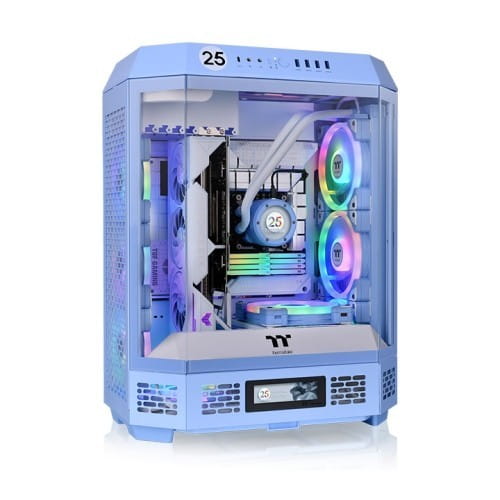 Thermaltake Obudowa - The Tower 600 TG - Hydrangea Blue
