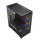 MODECOM Obudowa PC VOLCANO STELLAR PLUS ARGB MIDI 5F Czarna