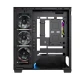 MODECOM Obudowa PC VOLCANO STELLAR PLUS ARGB MIDI 5F Czarna