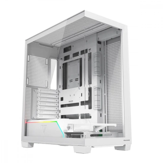 MODECOM Obudowa PC VOLCANO STELLAR PLUS ARGB MIDI NF Biała