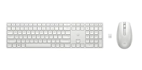 HyperX Zestaw klawiatura i mysz 650 bezprzewodowy biały 4R016AA#ABB