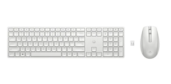 HyperX Zestaw klawiatura i mysz 650 bezprzewodowy biały 4R016AA#ABB