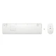 HyperX Zestaw klawiatura i mysz 650 bezprzewodowy biały 4R016AA#ABB