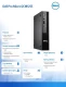 Dell Komputer Dell Pro Micro QCM1255 W11Pro Ryzen 5 Pro 8500GE/1x16GB/512GB/Integrated/WLAN + BT/Kb/65W/TPM/3YPS