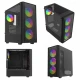Savio Obudowa komputerowa Noctis FLOW RGB X1