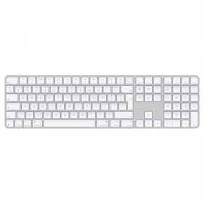 Apple Klawiatura Magic Keyboard z Touch ID i polem numerycznym dla modeli Maca z czipem Apple - angielski (międzynarodowy) - białe klawisze