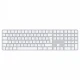 Apple Klawiatura Magic Keyboard z Touch ID i polem numerycznym dla modeli Maca z czipem Apple - angielski (międzynarodowy) - białe klawisze