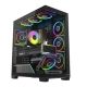 MODECOM Obudowa PC VOLCANO STELLAR PLUS ARGB MIDI 8F Czarna