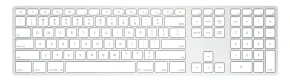 Matias Klawiatura bezprzewodowa - aluminiowa Mac dongle USB-C Silver