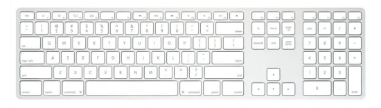 Matias Klawiatura bezprzewodowa - aluminiowa Mac dongle USB-C Silver
