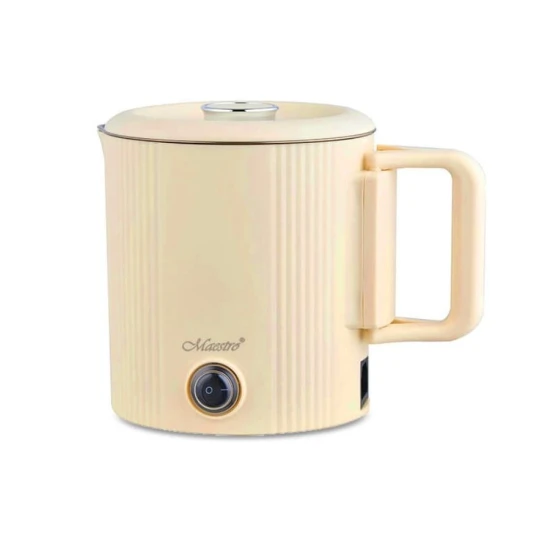 Feel-Maestro Czajnik elektryczny / garnek turystyczny 2w1  0,8l  600W  MR-009-BEIGE