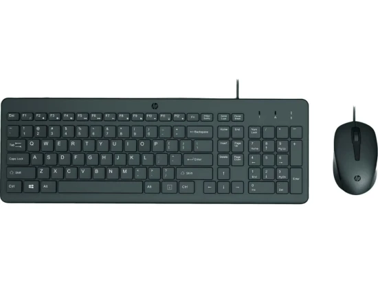 HyperX Zestaw klawiatura i mysz Classic 150 przewodowy czarny 240J7AA#ABB